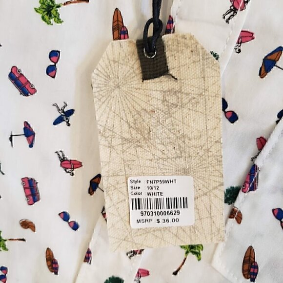 NWT NEW Free Planet Boys Short Sleeve Button-Down Shirt - Picture 4 of 10